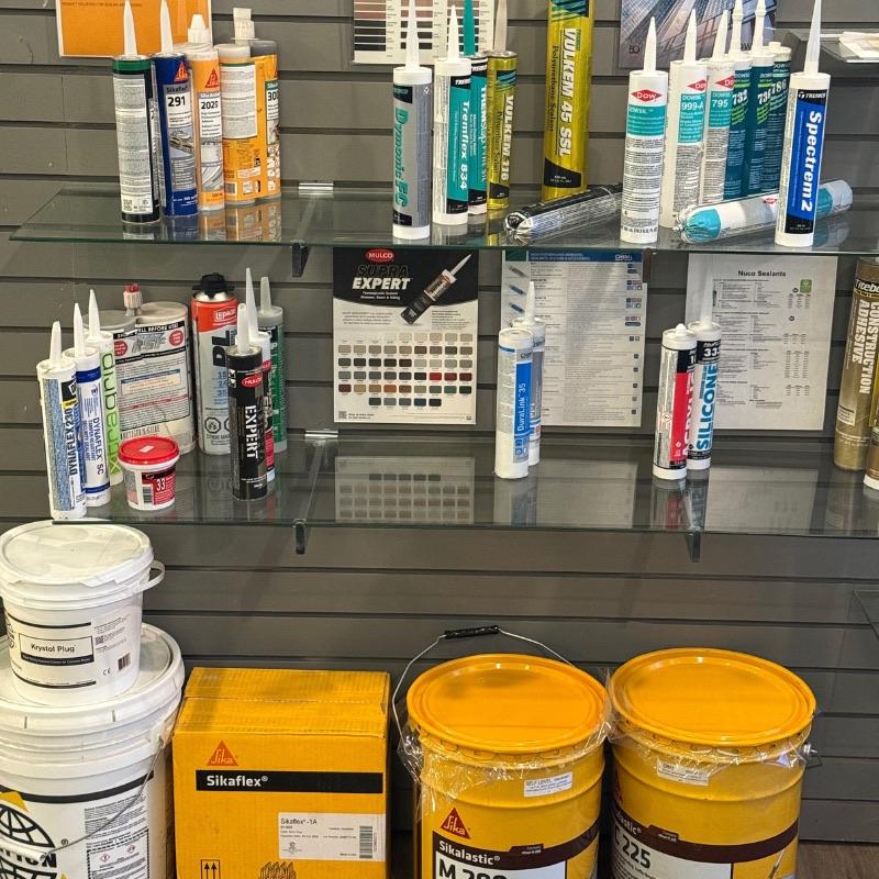Caulking & Sealants stock at a Cascade Aqua-Tech branch