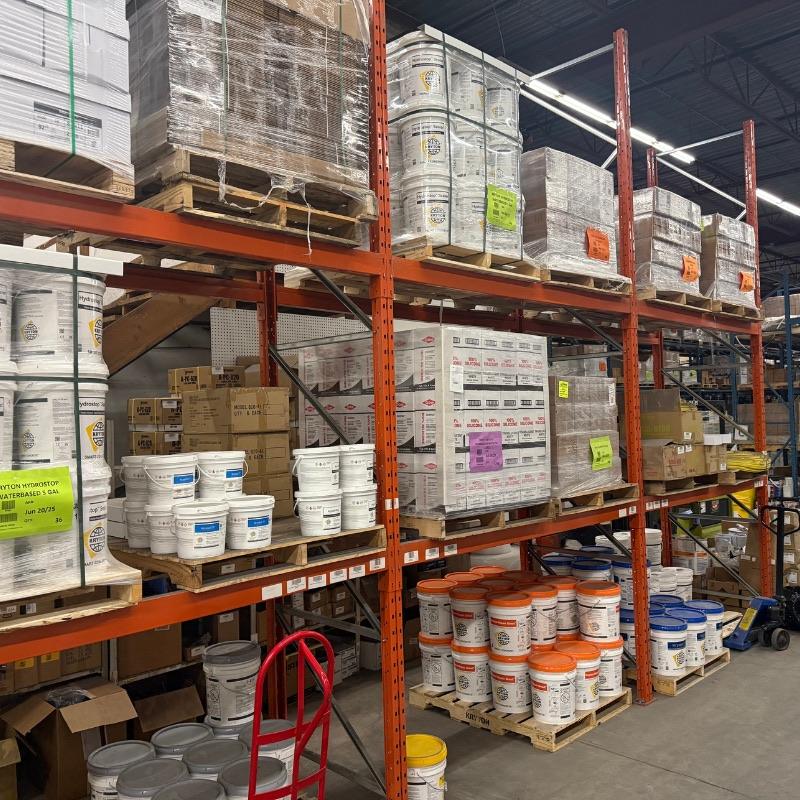 Concrete Repair stock at a Cascade Aqua-Tech branch