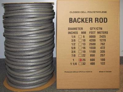 Alcot Plastics Hard Backer Rod