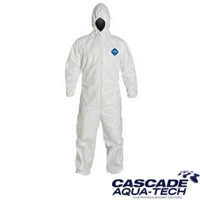 Coveralls Disposable Tyvek w/Hood L